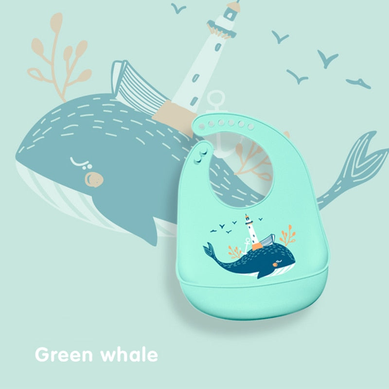 Waterproof Silicone Baby Bibs