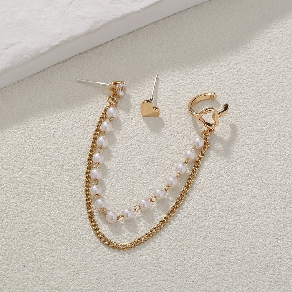 Pearl Earring Earbone Clip