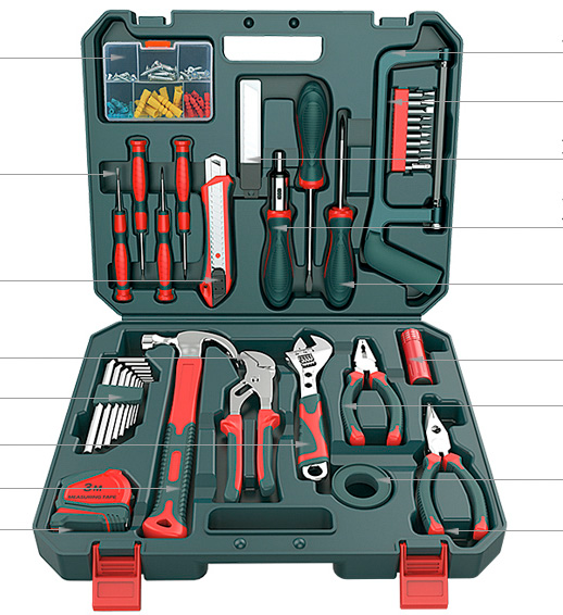 Professional Multifunctional Toolbox Set
