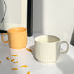 Plain Pattern Ceramic Coffee Cup