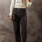 Cable-Knit Long Sleeve Sweater