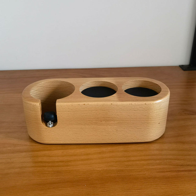 Espresso Wooden Press Holder