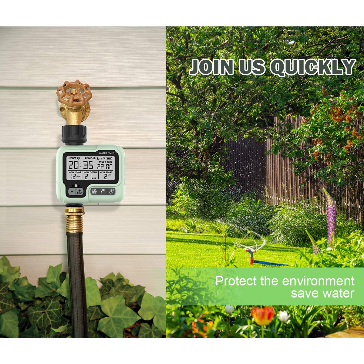 Automatic Garden Water Sprinkler