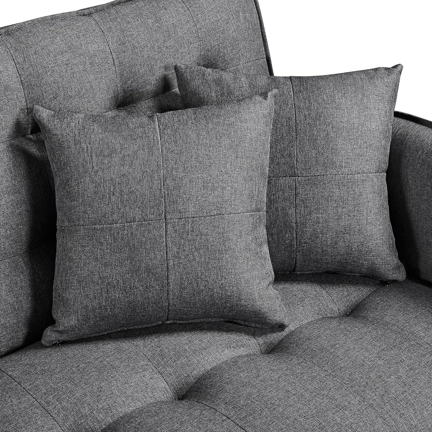 Minimalist Memory Foam Sofa Bed with USB ports