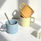 Plain Pattern Ceramic Coffee Cup