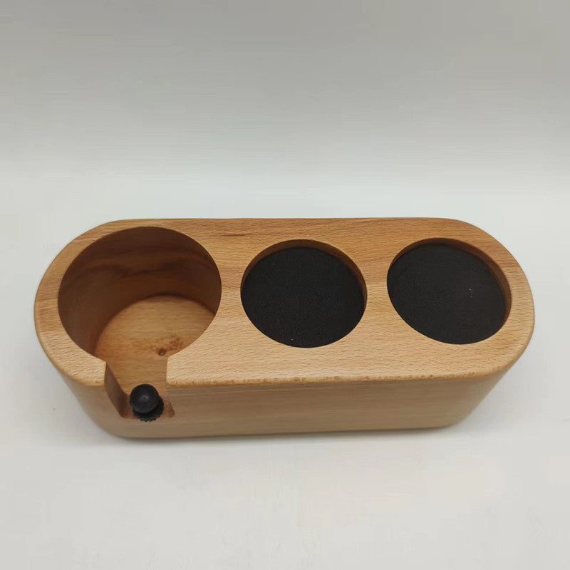 Espresso Wooden Press Holder