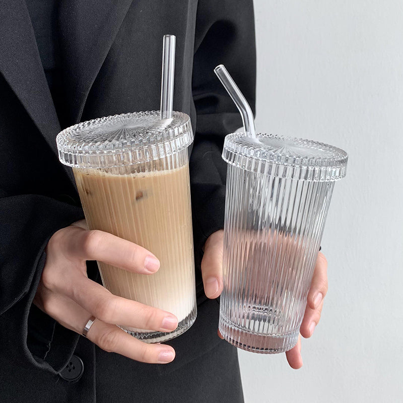 Straw Cup with Lid