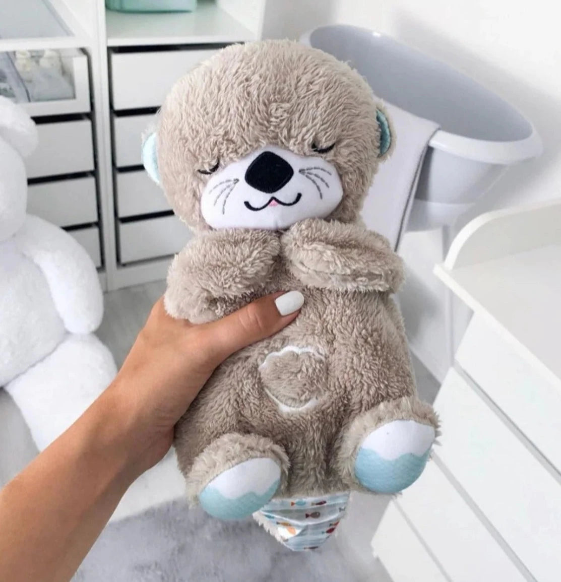 Breathing Otter Plush Toy
