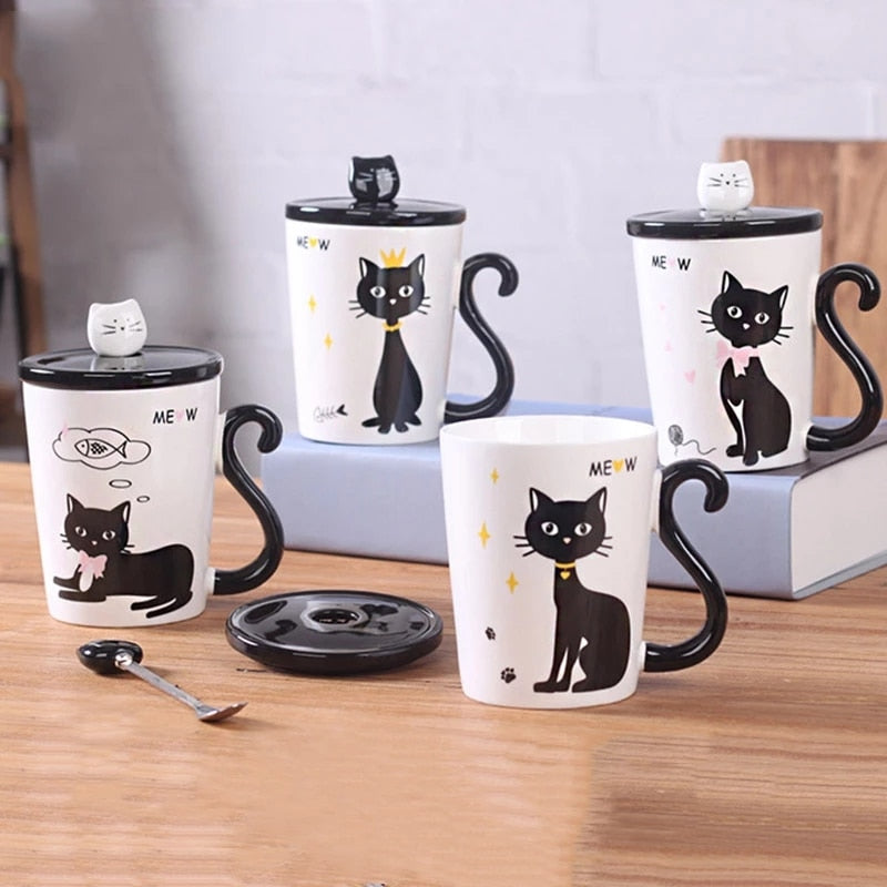 Cartoon Cat Coffee Mug