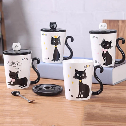 Cartoon Cat Coffee Mug