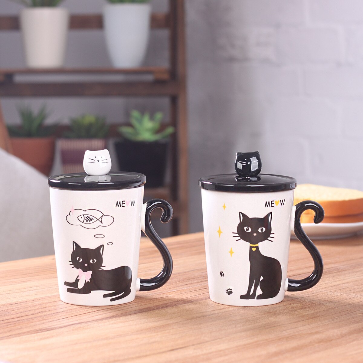 Cartoon Cat Coffee Mug