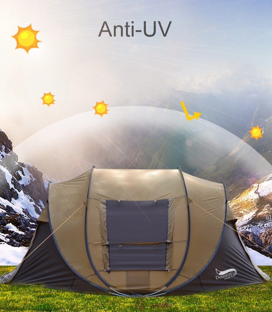 4-Person Outdoor Tent - Automatic Opening Design