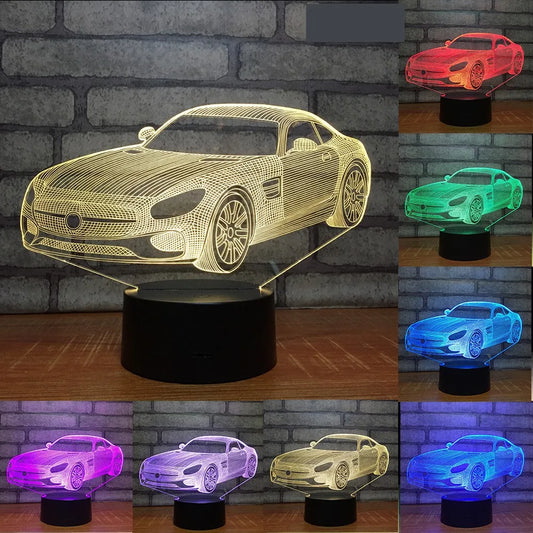 Multicolor Car Night Lamp