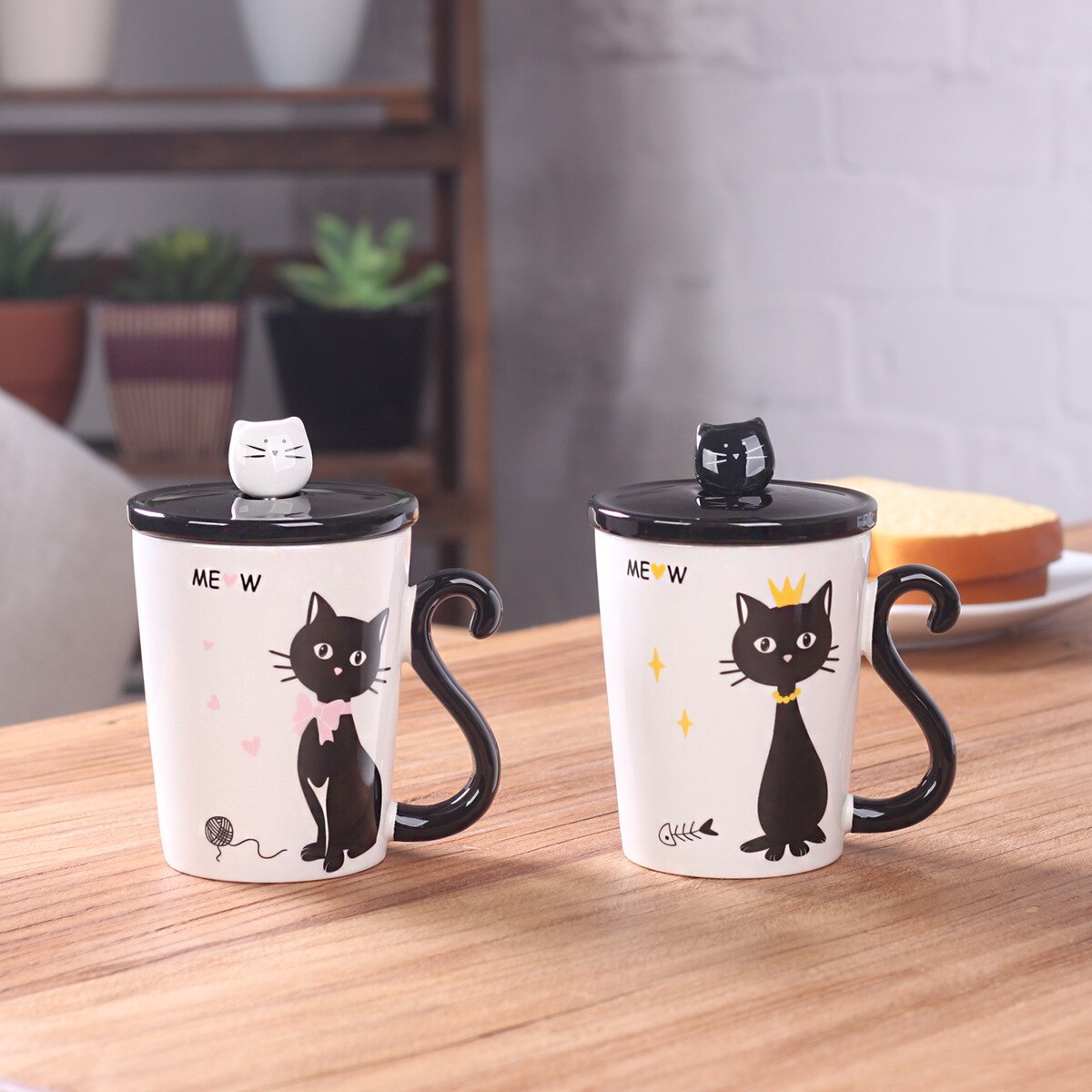 Cartoon Cat Coffee Mug