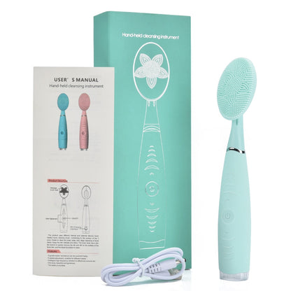 Hand-held Electric Facial Cleansing Brush