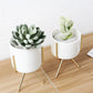 Nordic Style Ceramic Iron Art Vase Set