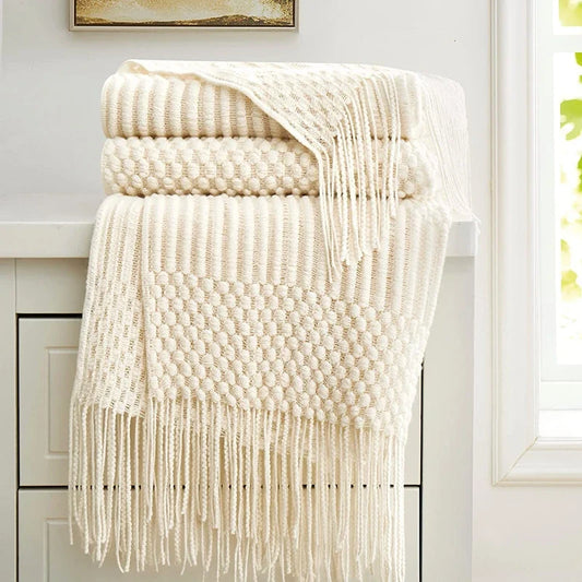 Boho Knitted Blankets
