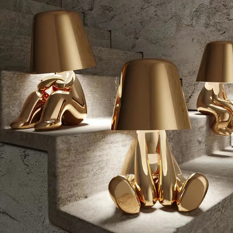 Little Golden Man Night Lamp