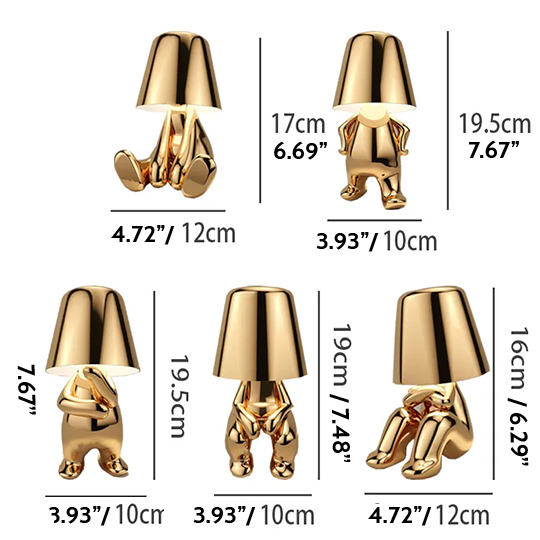 Little Golden Man Night Lamp