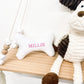 Personalized White Bone Dog Toy