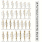 Titanium Impact Drill Bit Set - 30 Pieces
