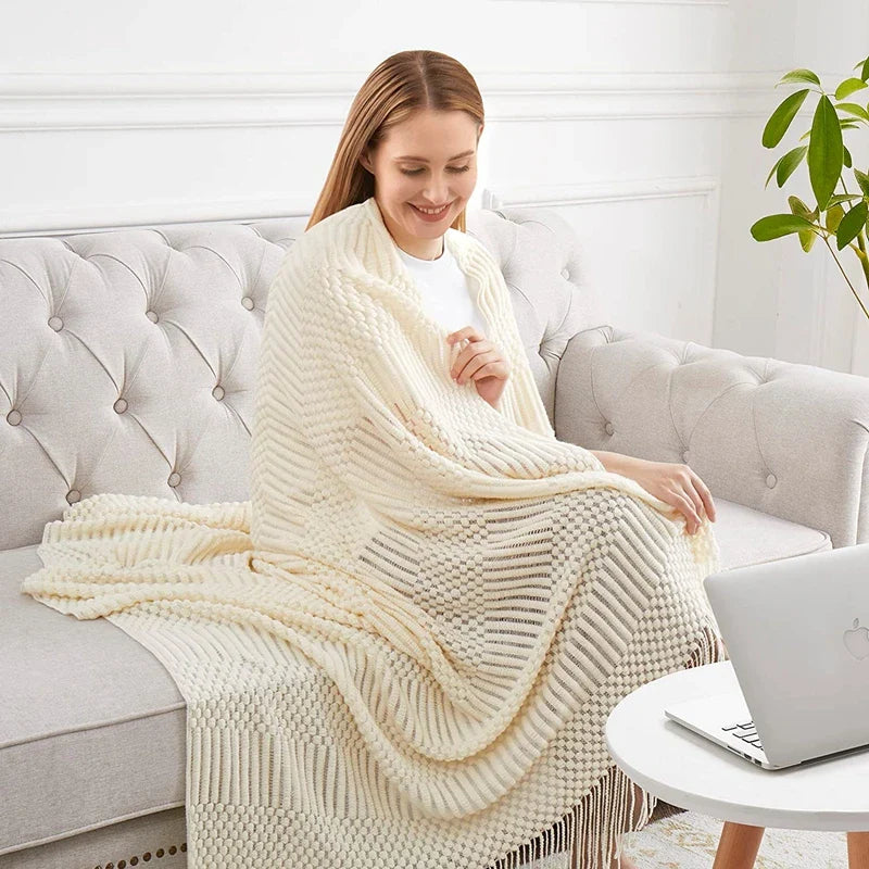 Boho Knitted Blankets