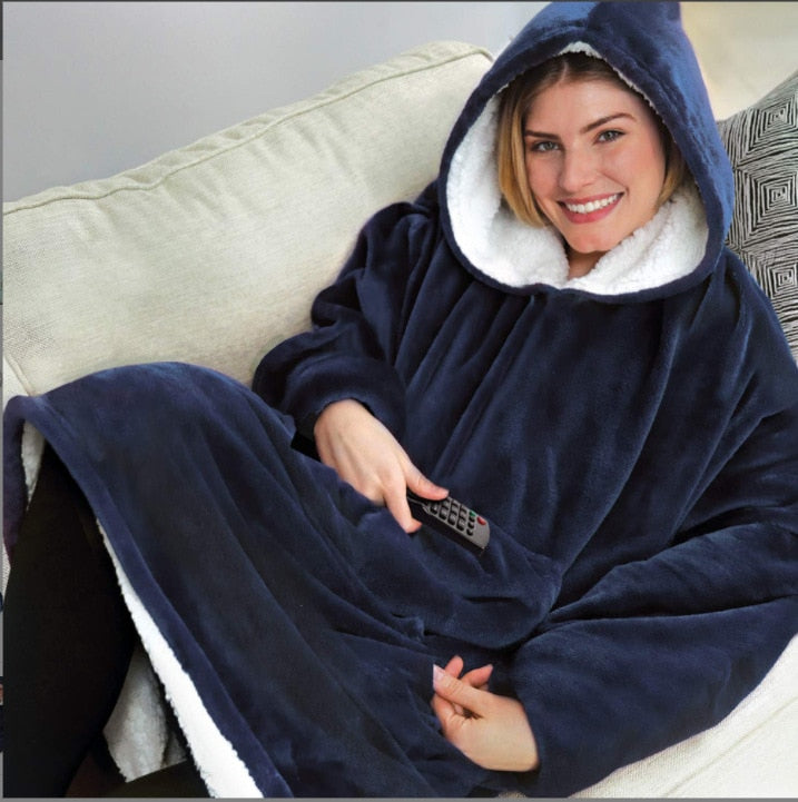 Winter Oversized Hoodie Blanket