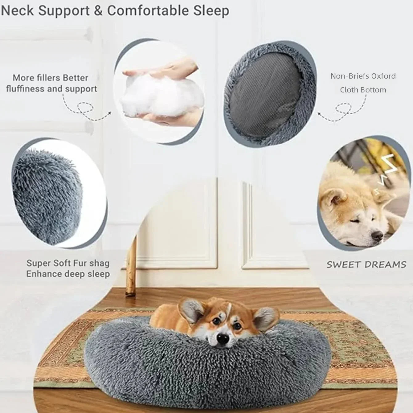 Anti-Anxiety Pet Bed