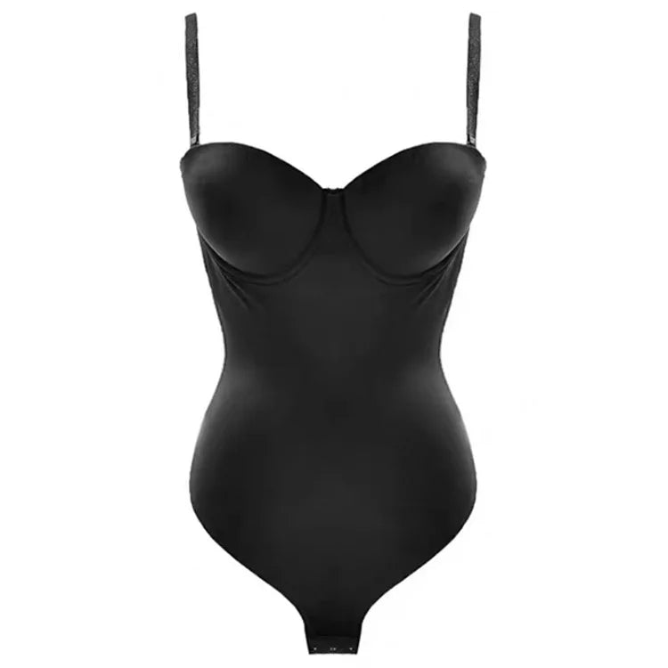 Seamless Backless Push-Up Slimming Bodysuit