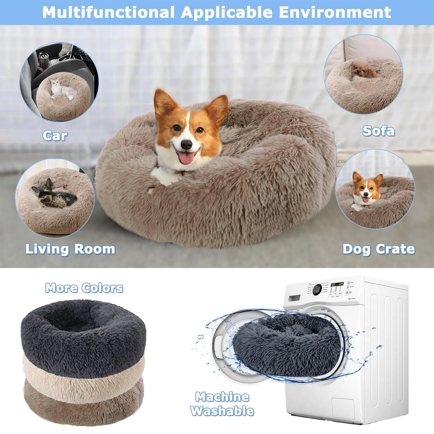 Anti-Anxiety Pet Bed
