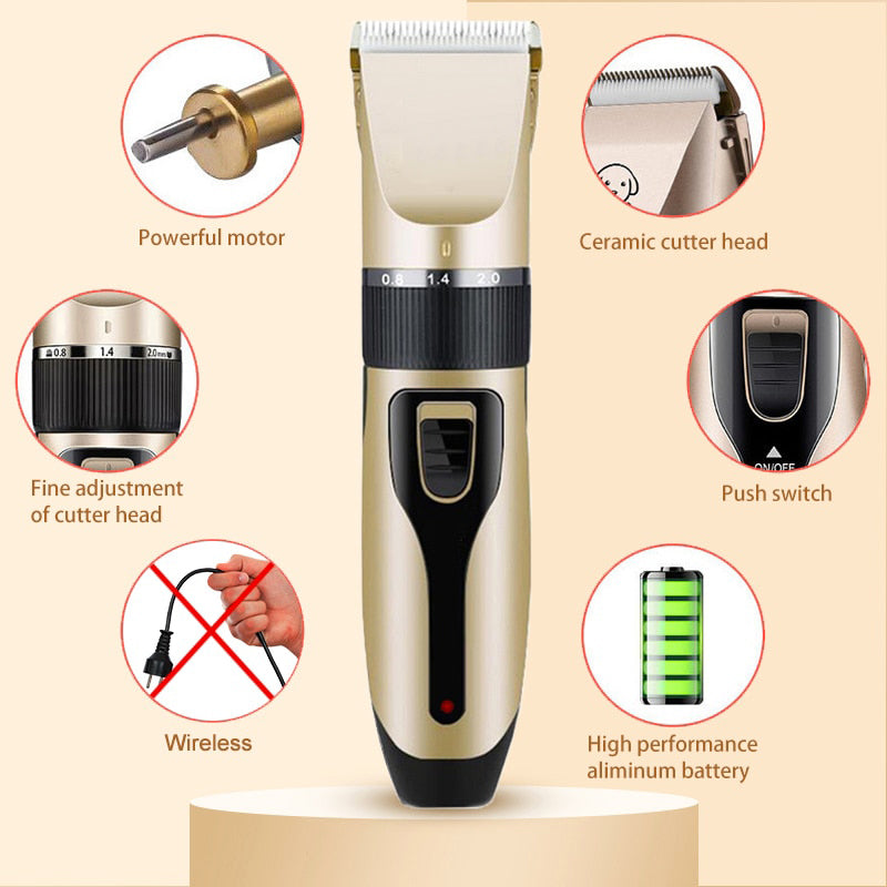 Rechargeable Grooming Trimmer for Pets