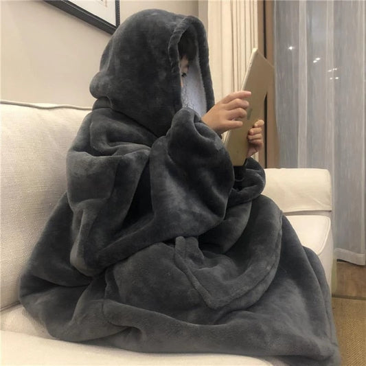Winter Oversized Hoodie Blanket