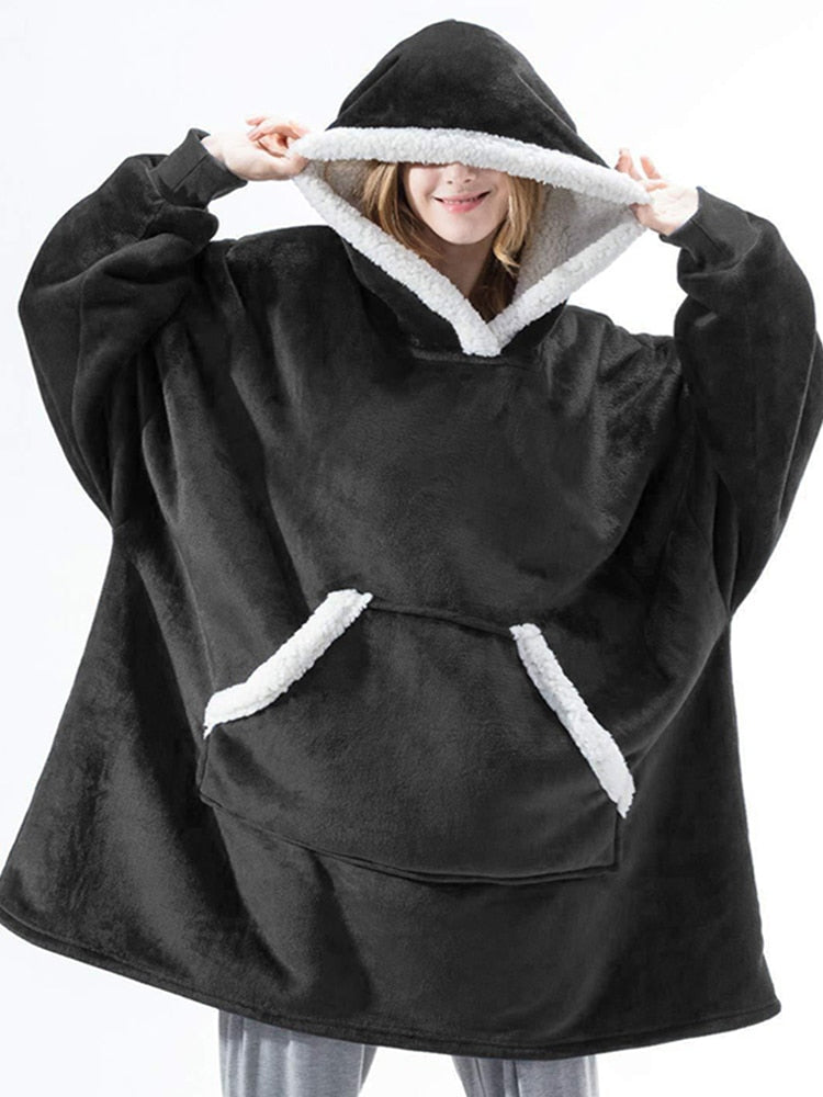Soft Oversized Hoodie Blanket