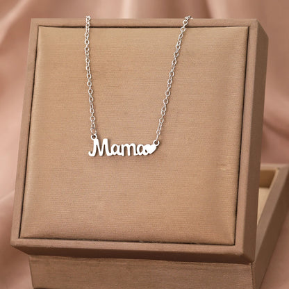 Stainless Steel "Mama" Necklaces