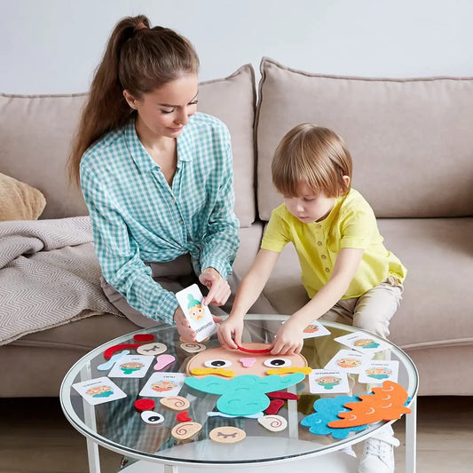 Kids Learning Board with 9 Emotion Cards