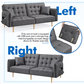 Minimalist Memory Foam Sofa Bed with USB ports