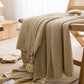 Nordic Cotton Knitted Blankets