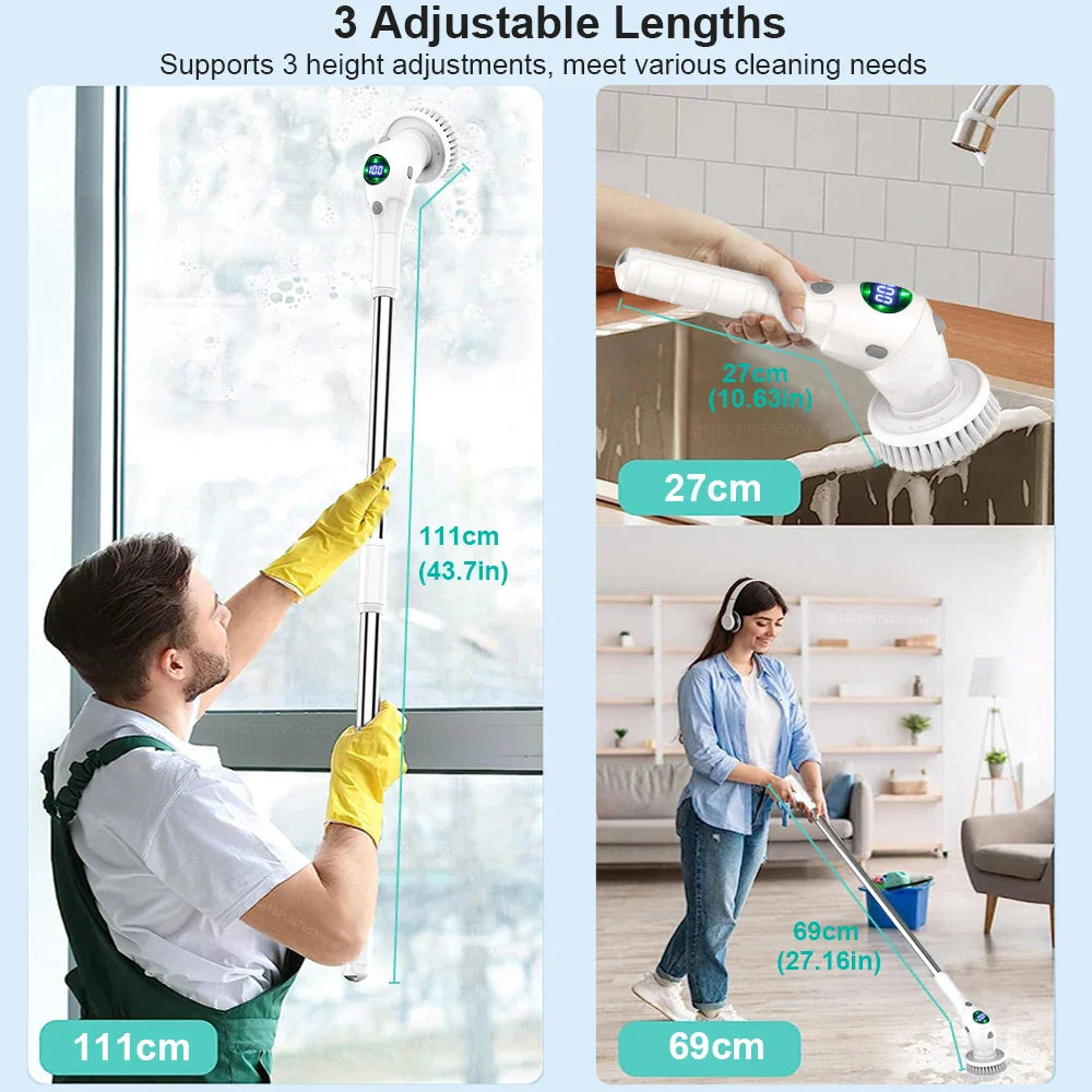 Multifunctional Wireless Cleaning Brush