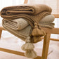 Nordic Cotton Knitted Blankets