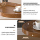 C-Shaped Rustic Side Table