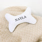 Personalized White Bone Dog Toy