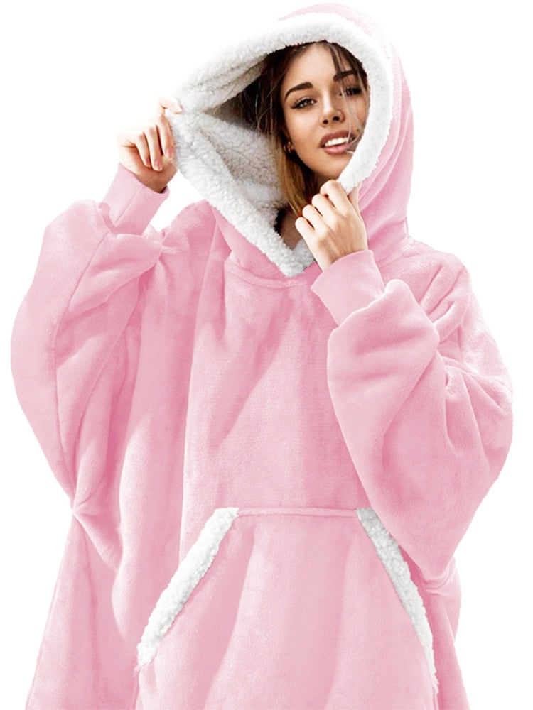 Soft Oversized Hoodie Blanket