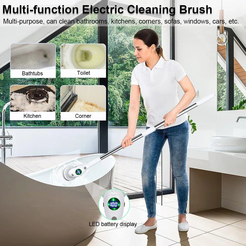 Multifunctional Wireless Cleaning Brush