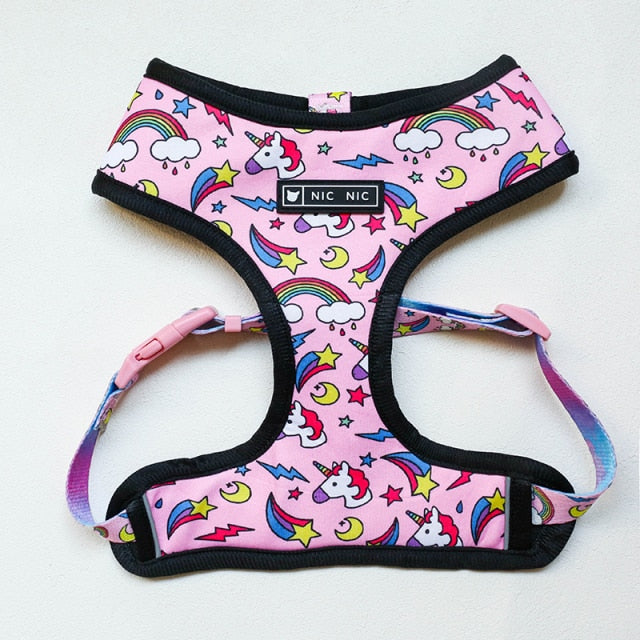 Hawaiian Print Pet Harness and Leash