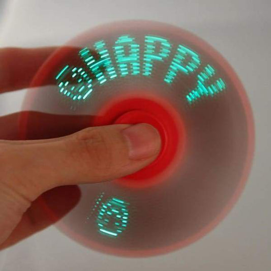 LED Fidget Spinner with Speaker & SD Card
