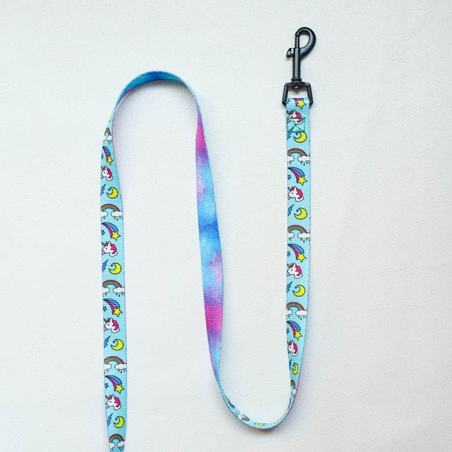 Hawaiian Print Pet Harness and Leash