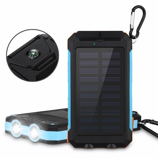 Solar Power Bank - Dual USB - 20000 mAh