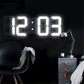 3D Digital Wall Clock