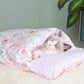 Adorable Japanese Futon Sleeping Bed for Cats