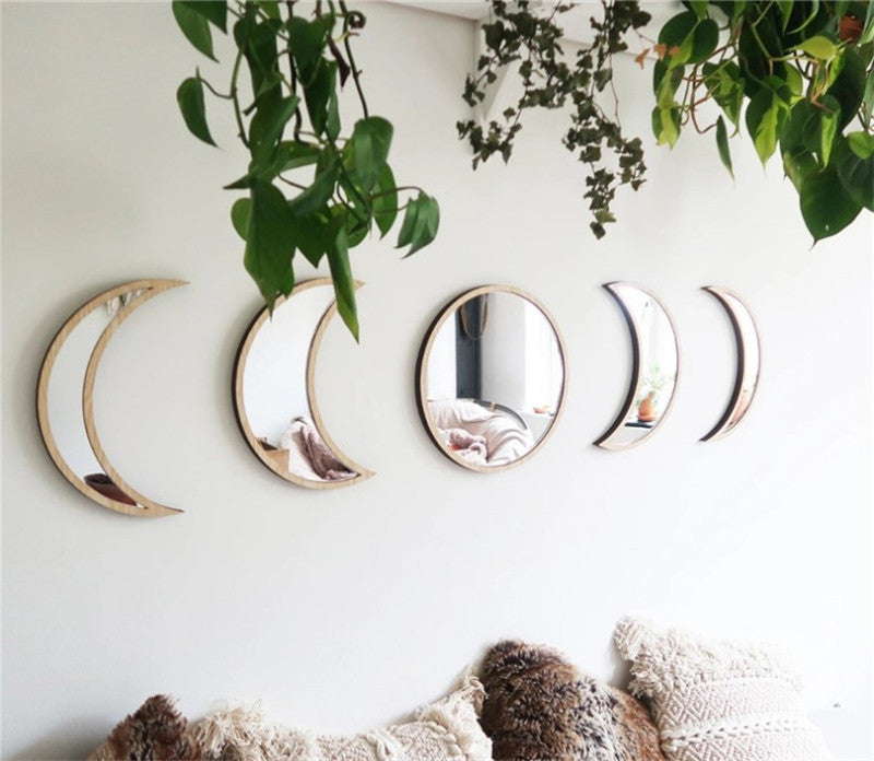 Retro Moon Decoration Acrylic Mirror